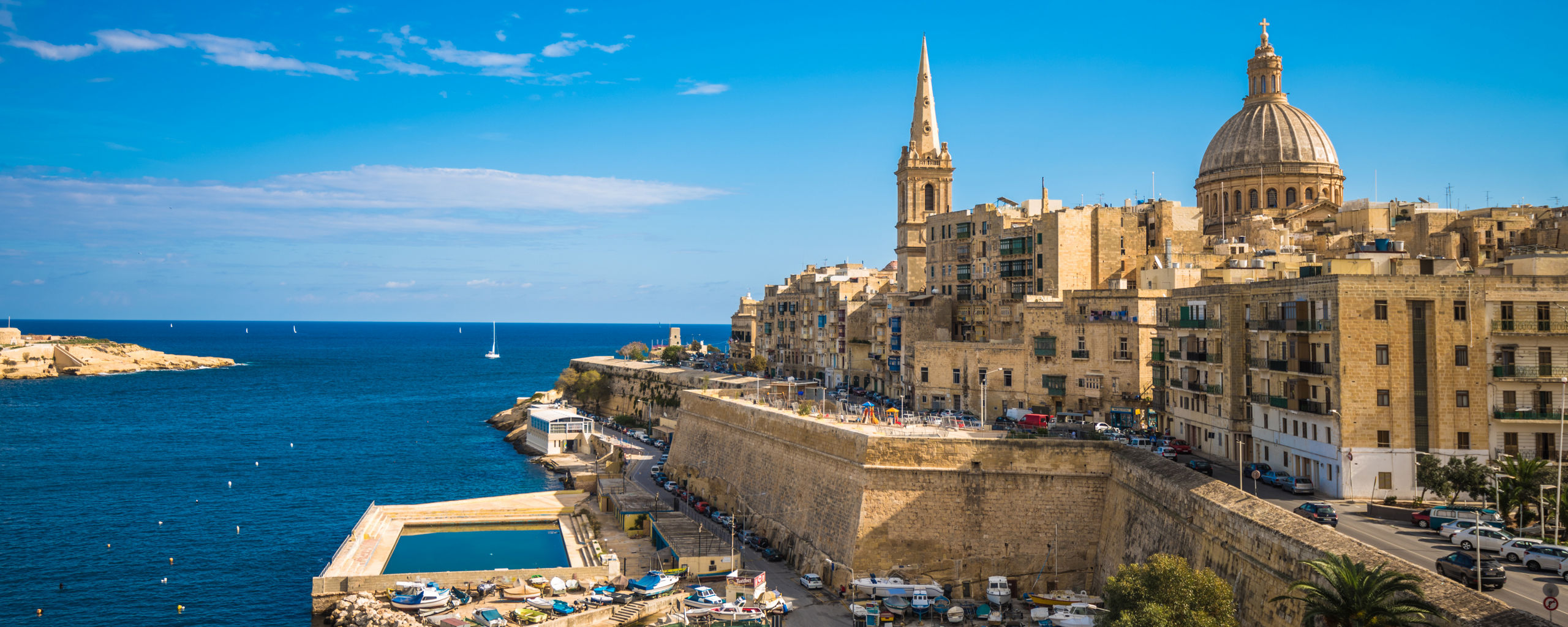 Buildings Valletta Mediterranean Sea