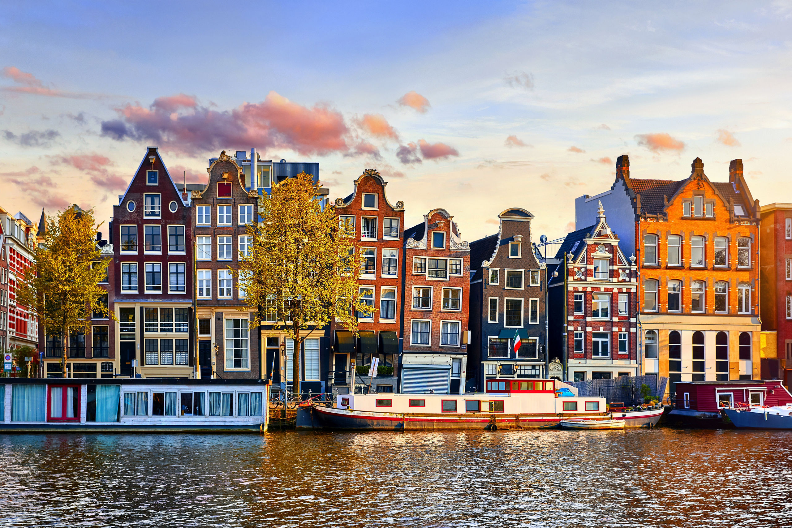 Colorful Amstel Landmark City Amsterdam