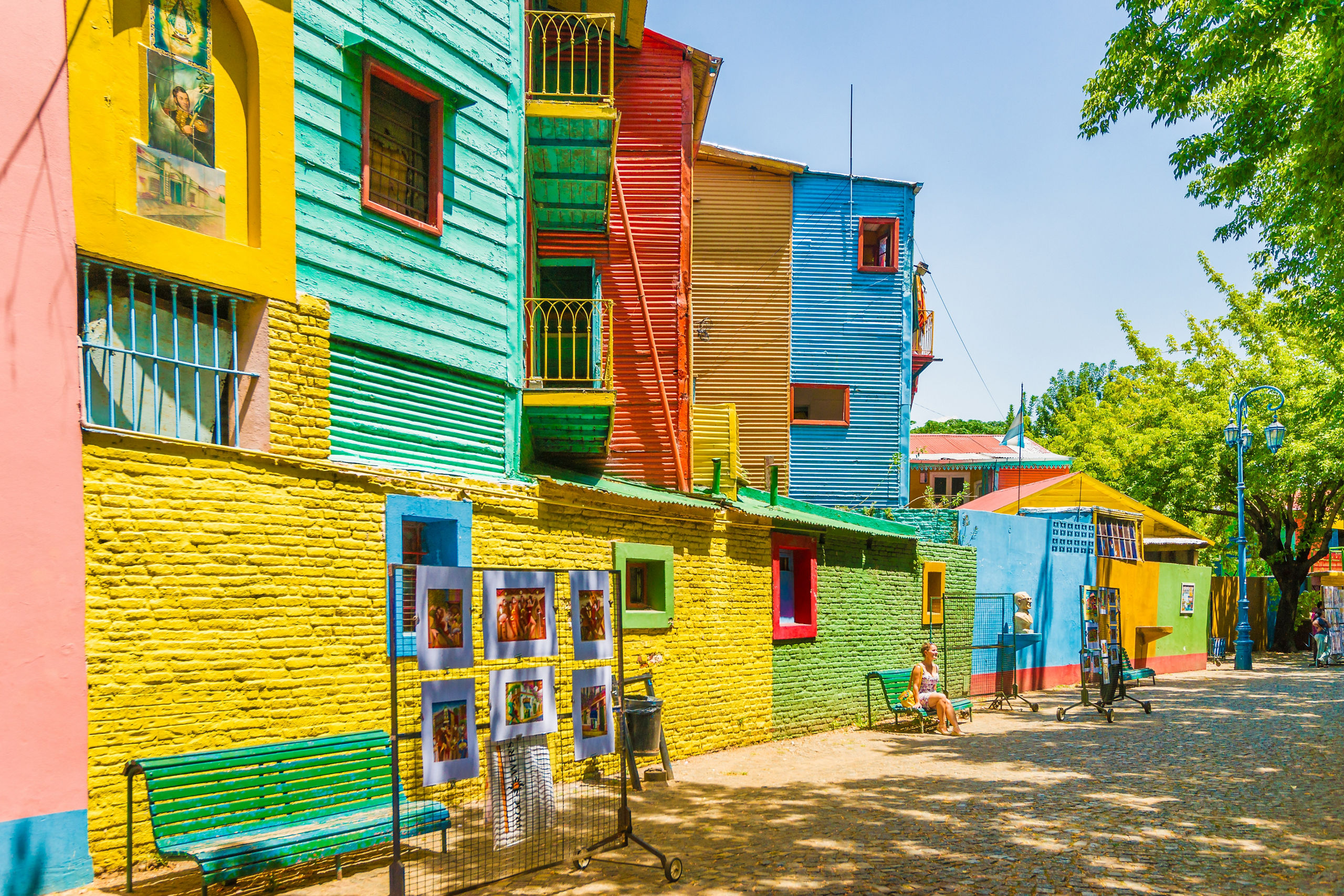 Colorful El Caminito Street Buenos Aires