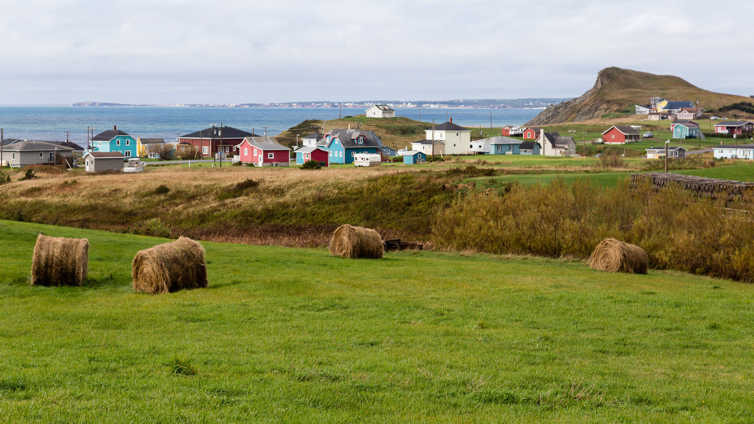 Colorful Houses Magdalen Islands