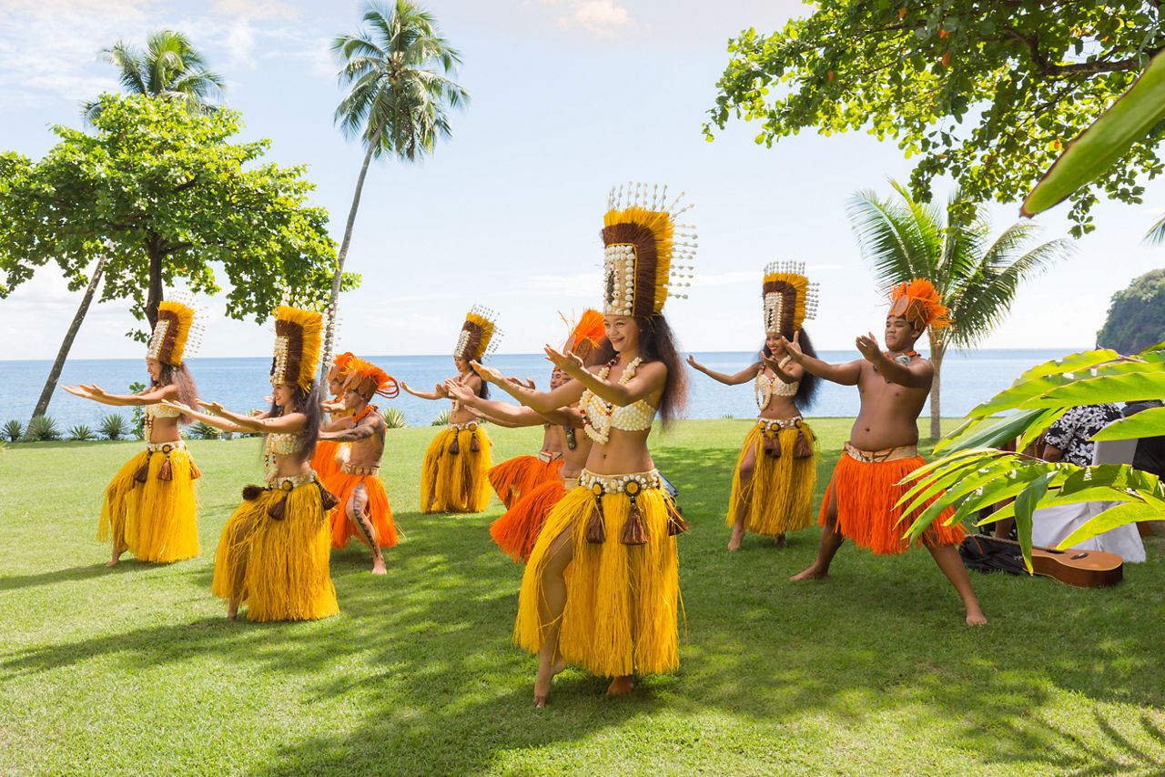 Dancers Traditional French Polynesia