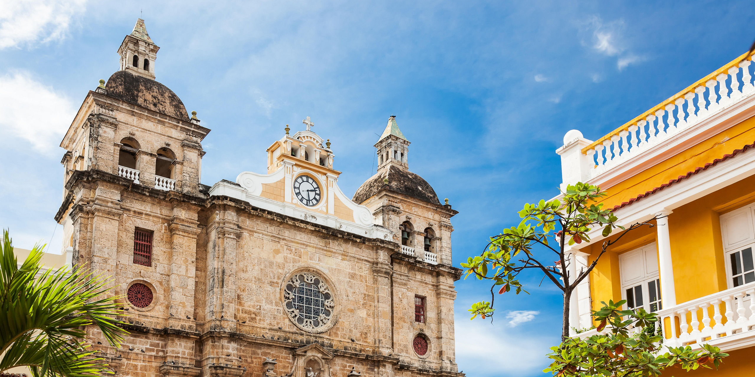 Exterior St Peter Claver Church Cartagena