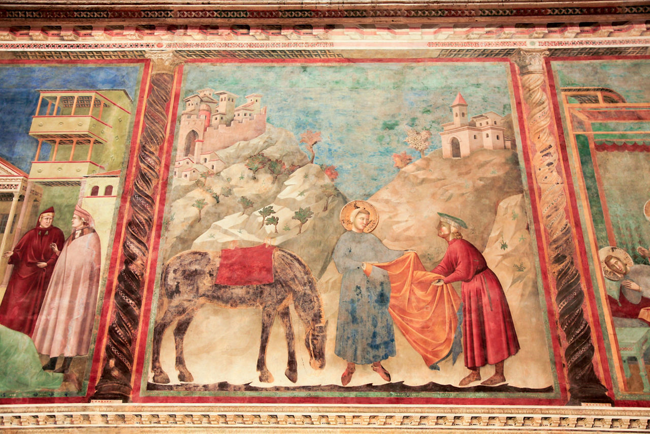 Frescos St Francis Cathedral Assisi