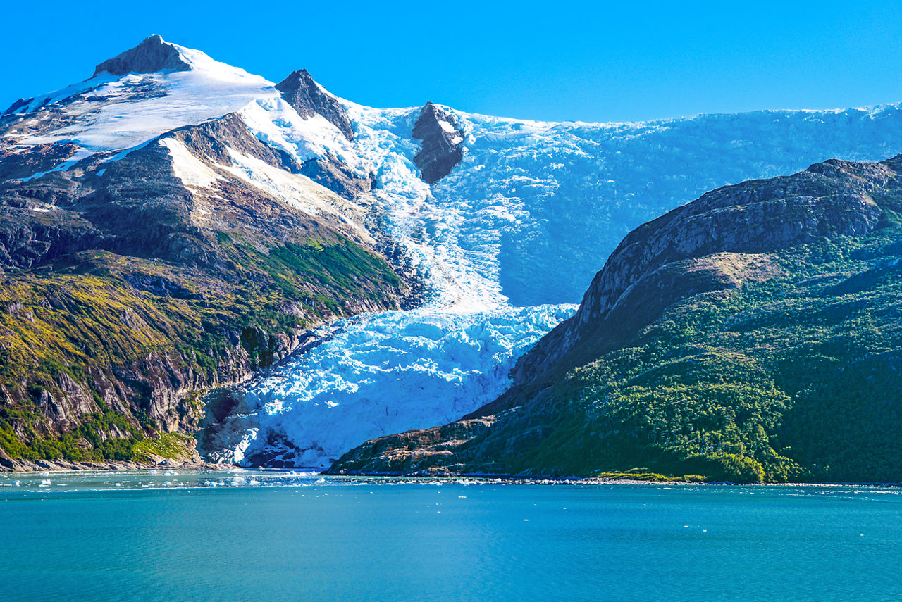 Glacier Fjord Channel Chile