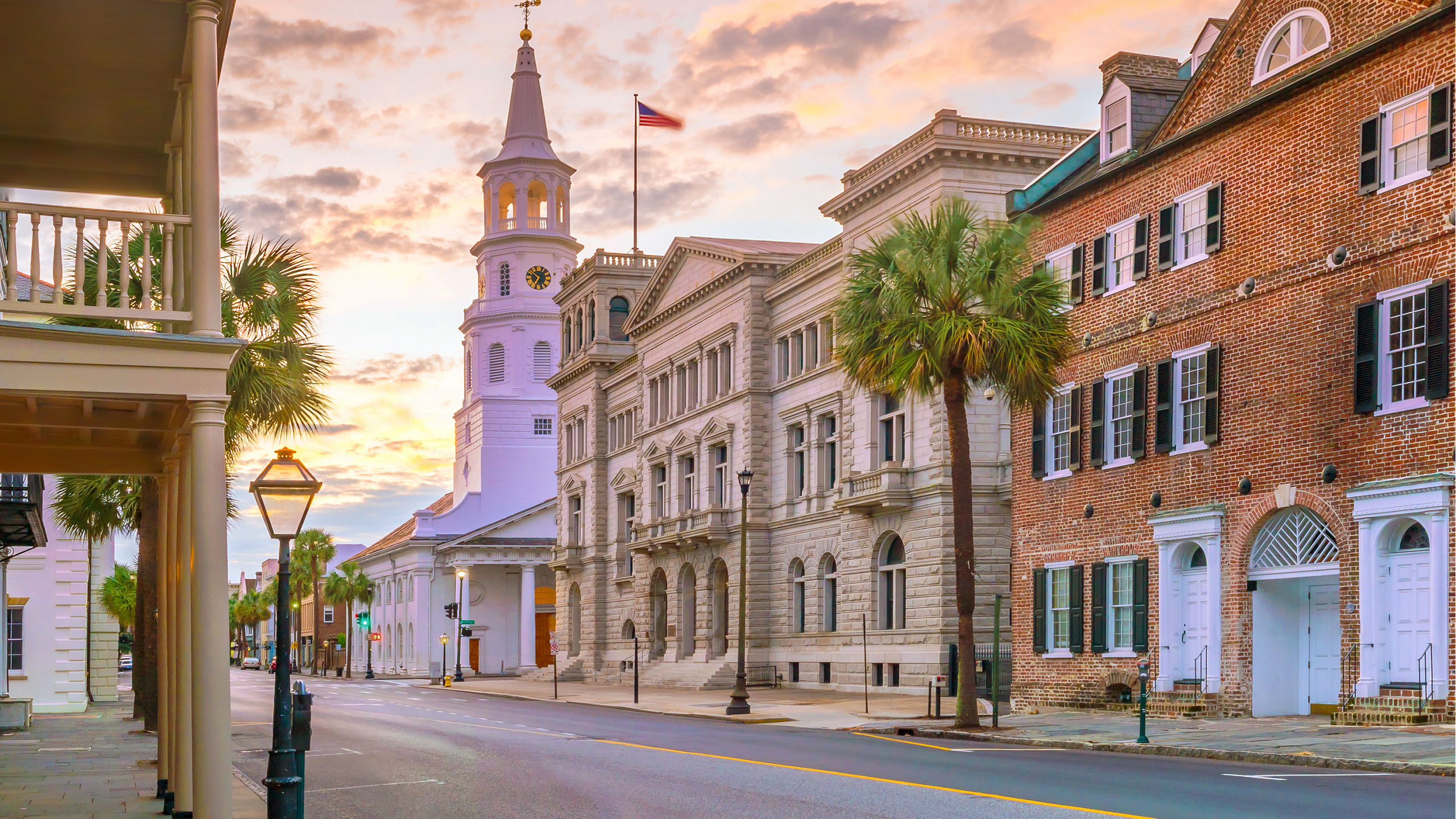 Historic Downtown Twilight Charleston