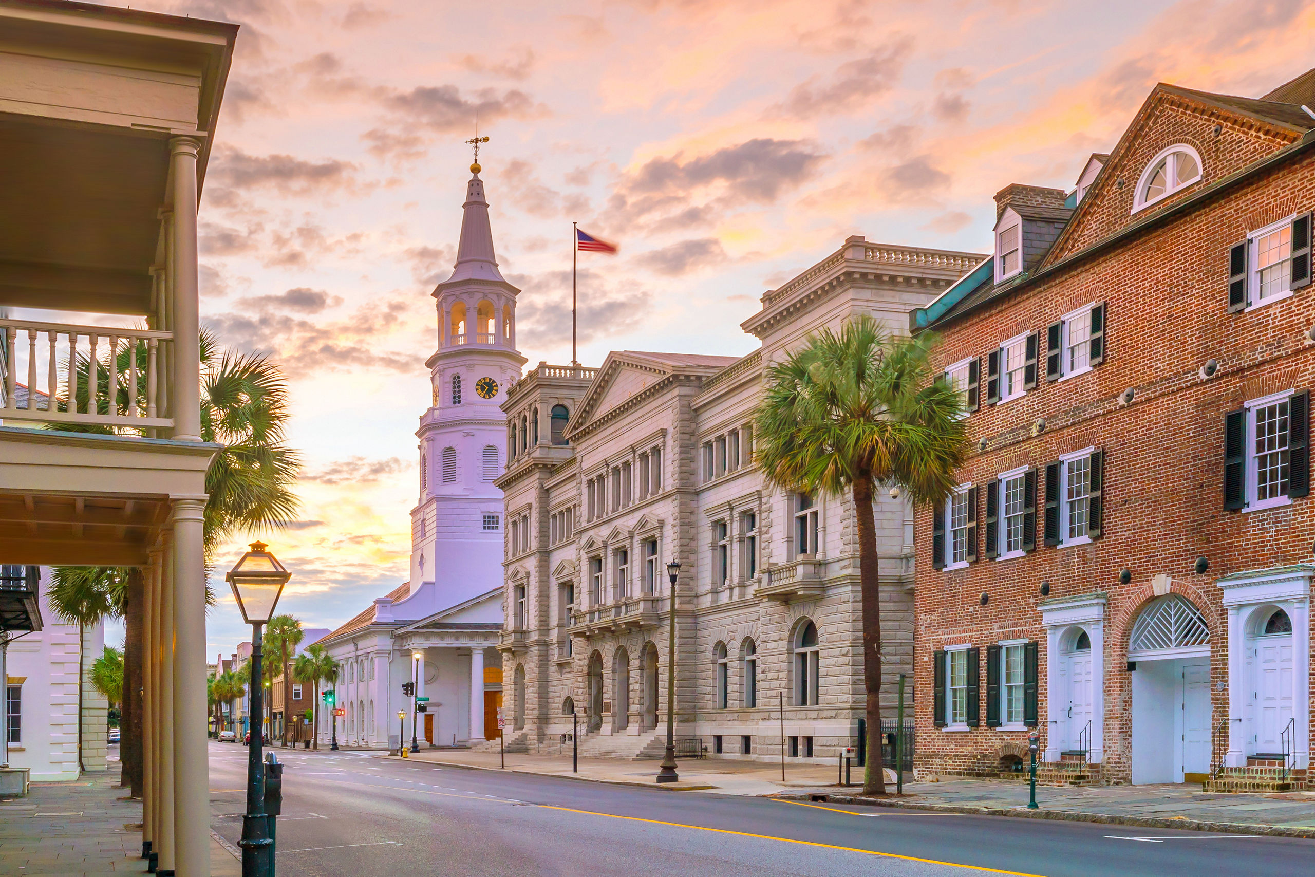 Historic Downtown Twilight Charleston