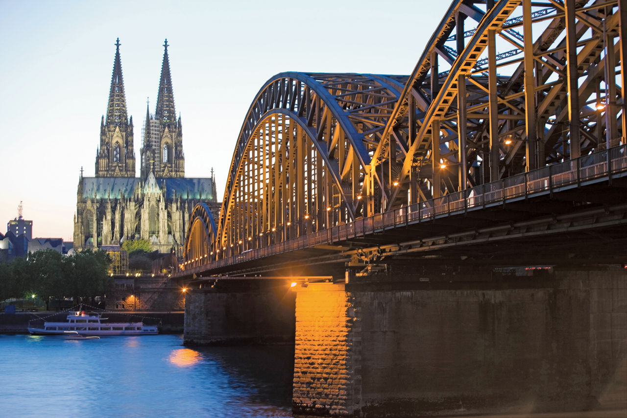 Hohenzollern Bridge Cathedral Cologne