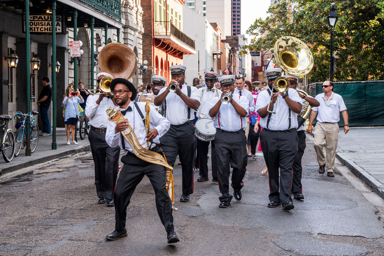 Jazz Band French Quarter New Orleans