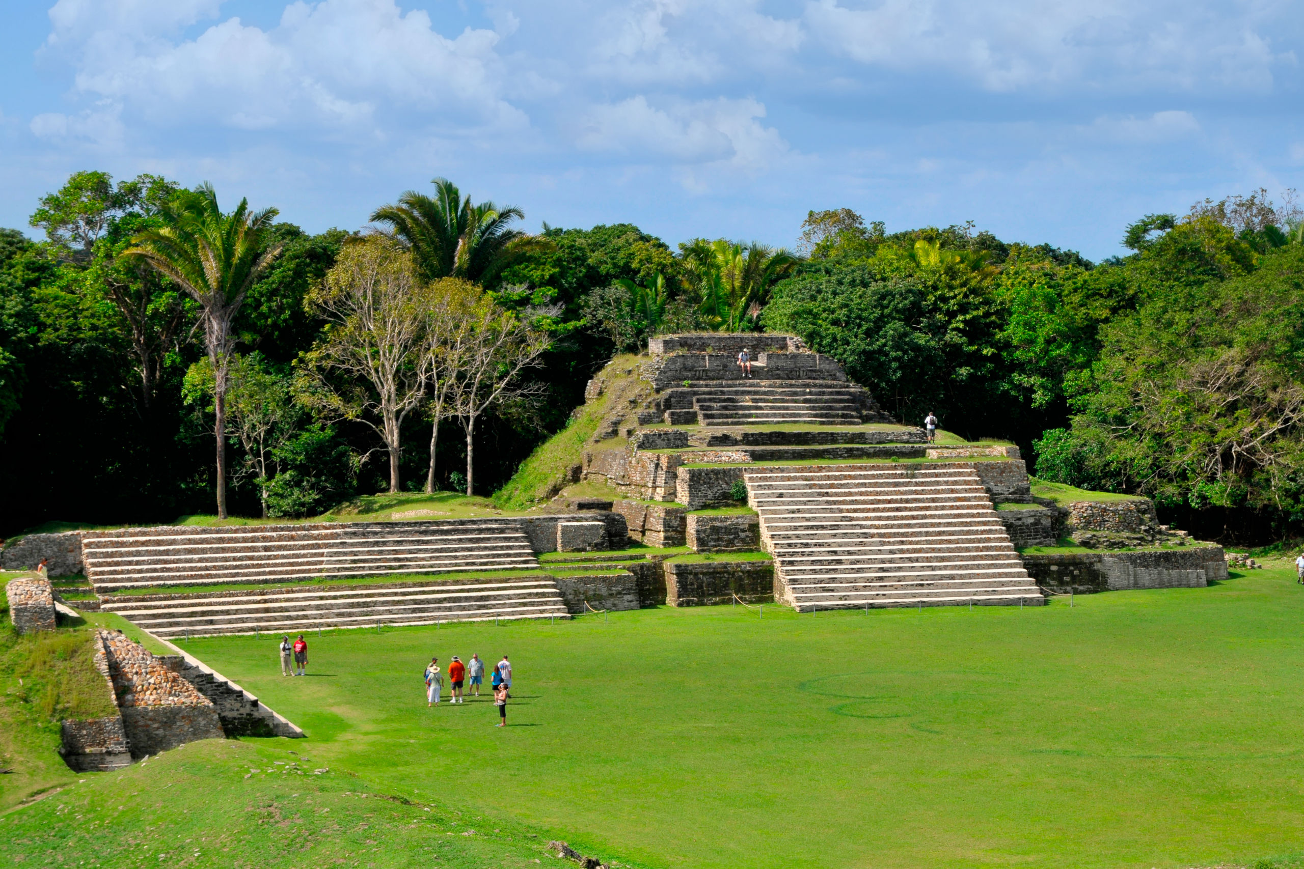 Landscape Mayan Ruins Belize