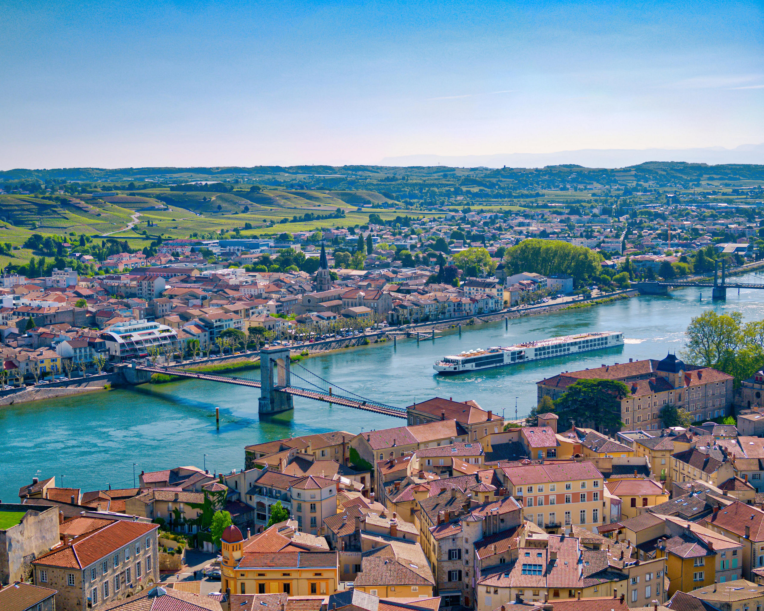 Longship Buri Townscape Rhone Tournon