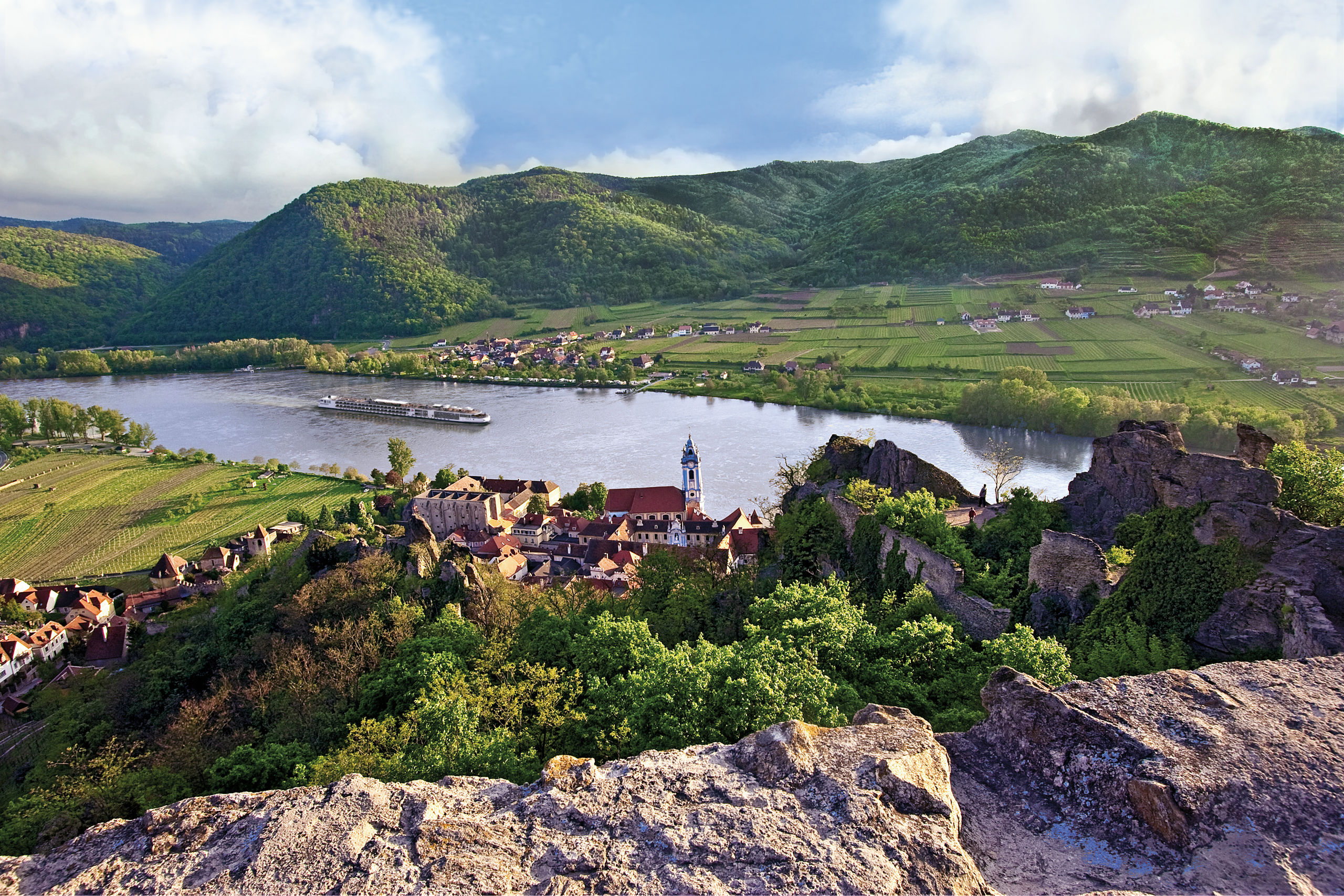 Longship Danube Wachau Above Durnstein