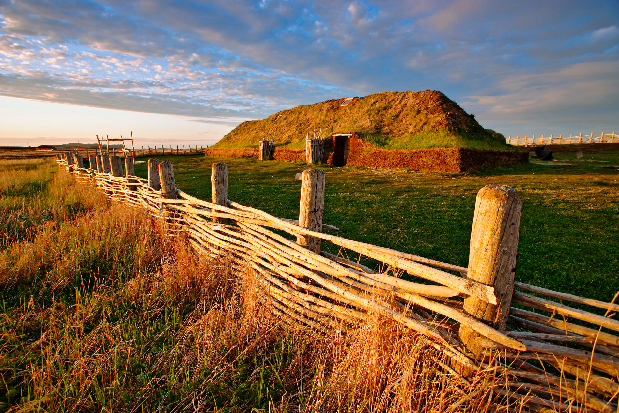 Norse Buildings Historic Site Newfoundland