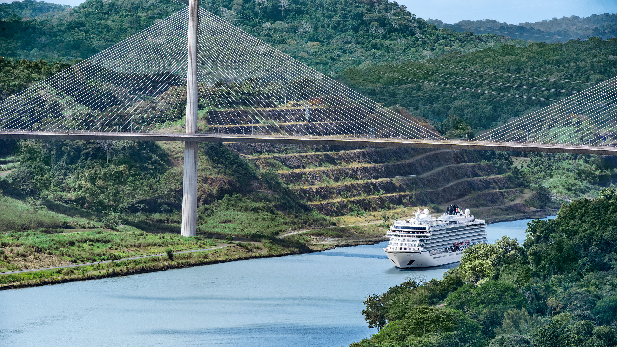 Ocean Ship Lock Panama Canal