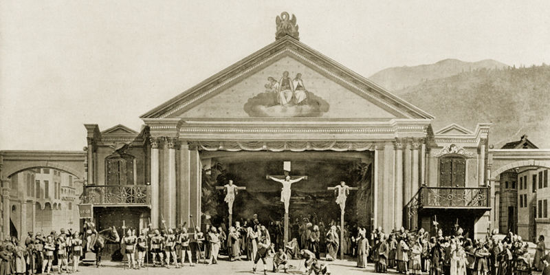 Crucifixion Scene from Oberammergau Passion Play