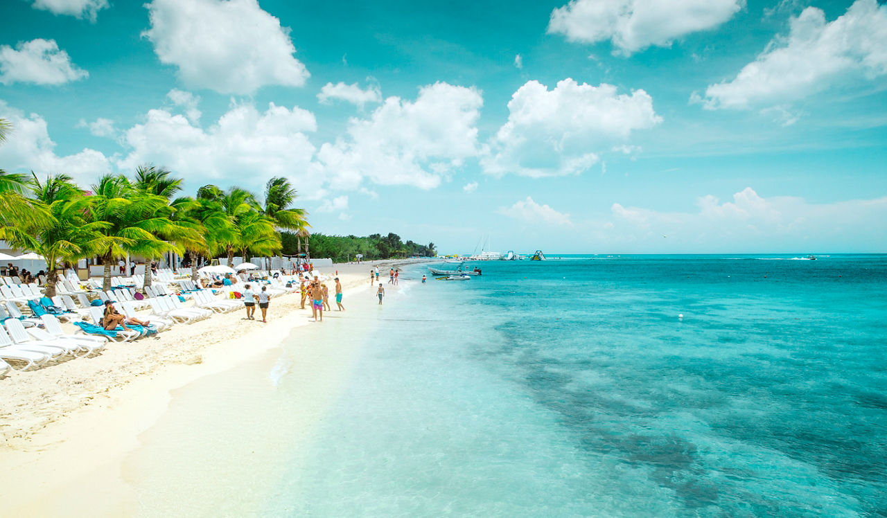 Sandy Caribbean Beach Cozumel