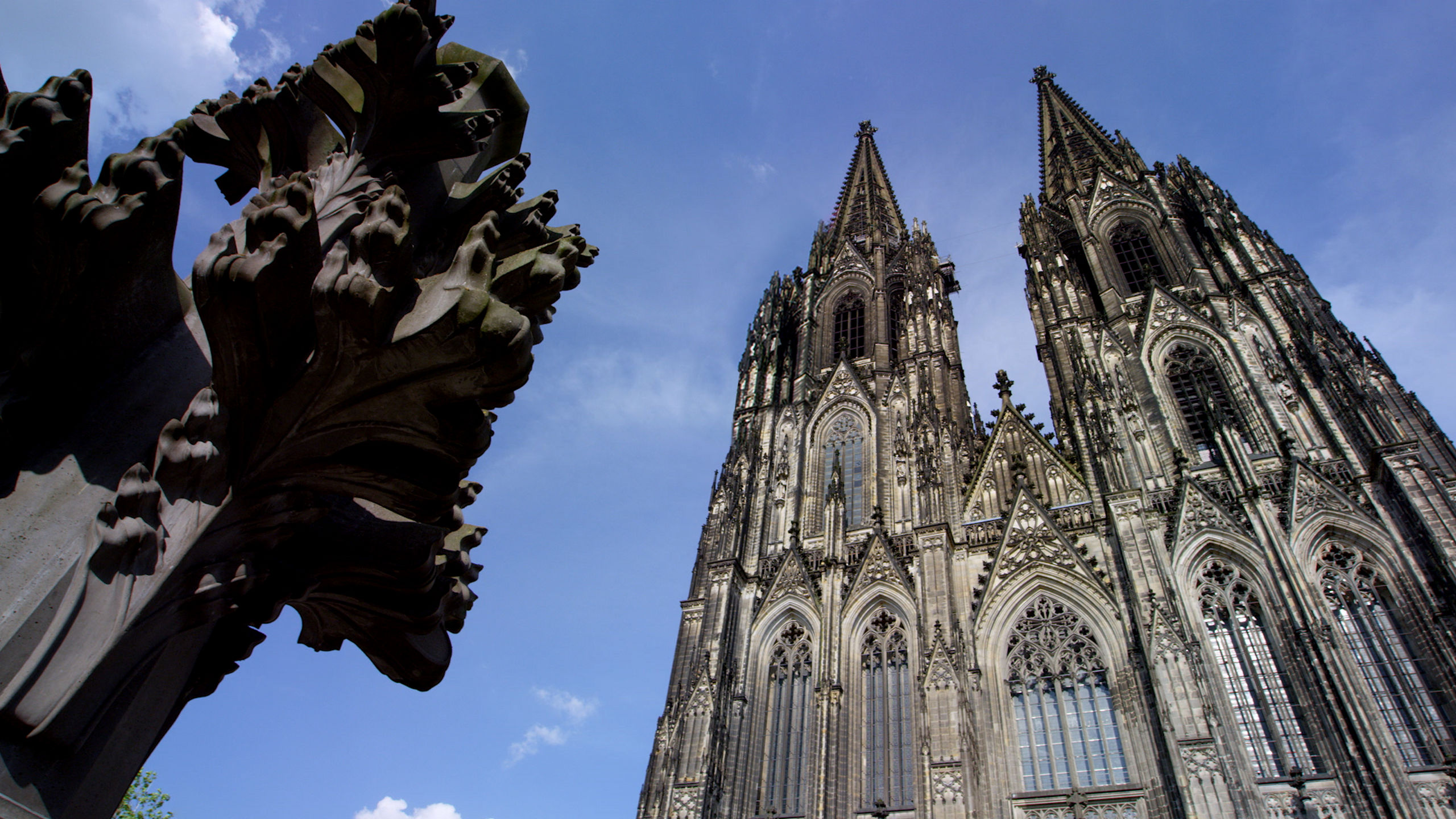 Sculpture Cathedral Towers Cologne