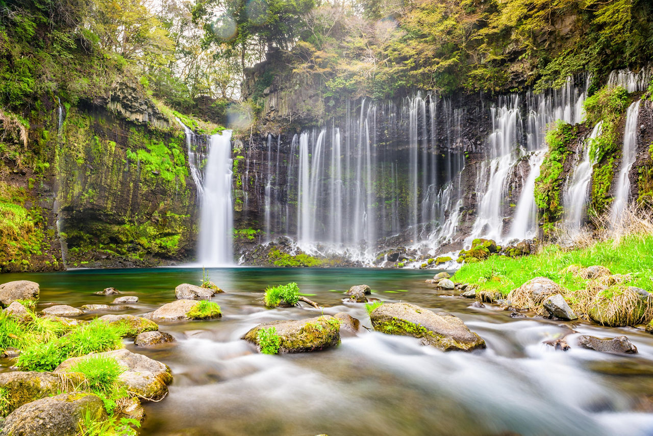 Shiraito Falls Landscape Fujinomiya