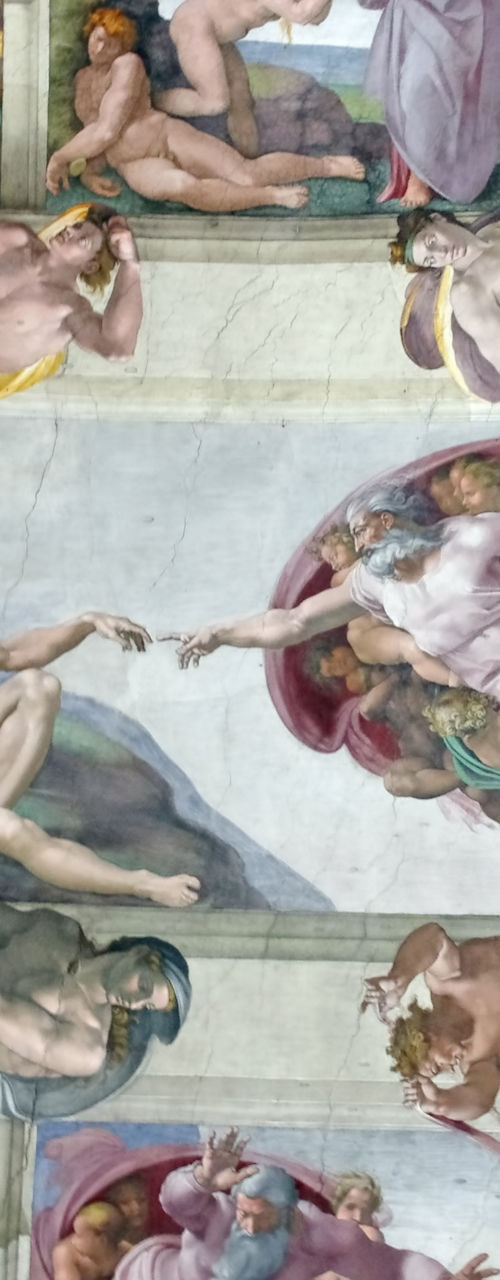Michelangelo's Sistine Chapel ceiling artwork