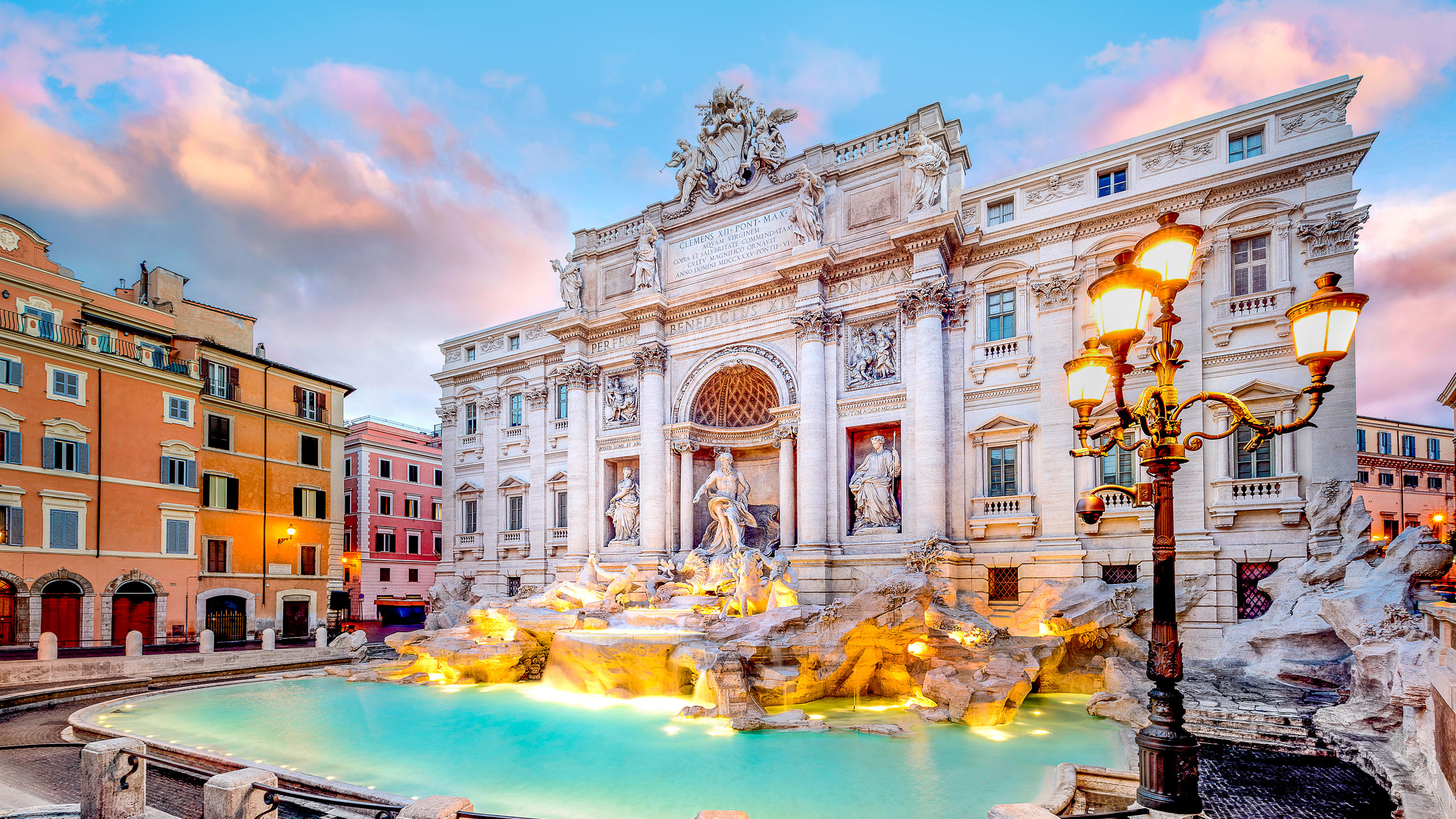 Trevi Fountain Palazzo Poli Rome