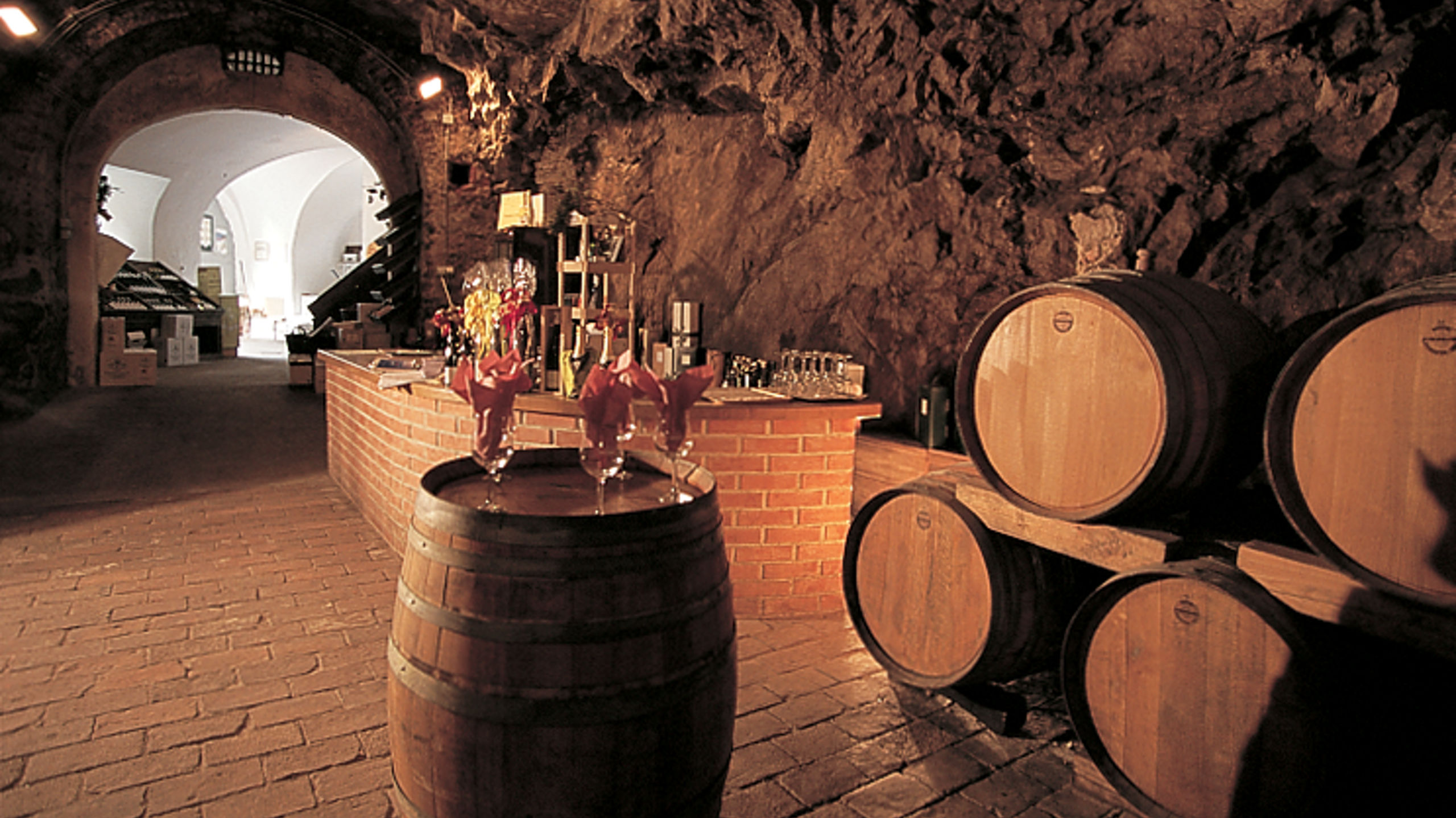 Wine Cellar Display Wachau Valley