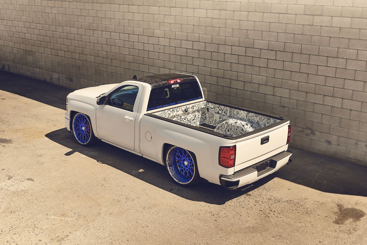 2015 Chevrolet Silverado - American Racing VF515 - Blue | American Racing