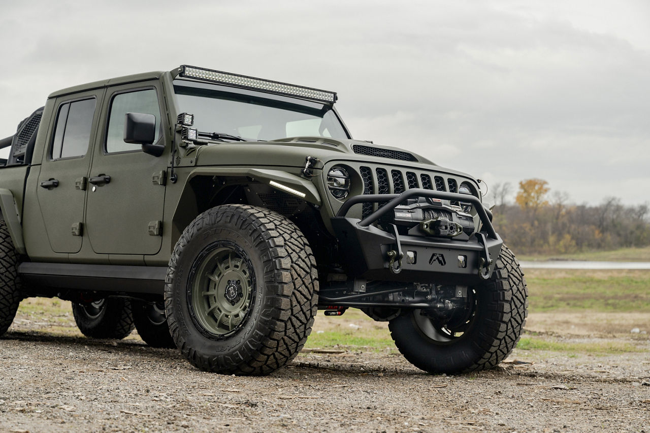 2022 Jeep Gladiator - Black Rhino ATLAS - Green