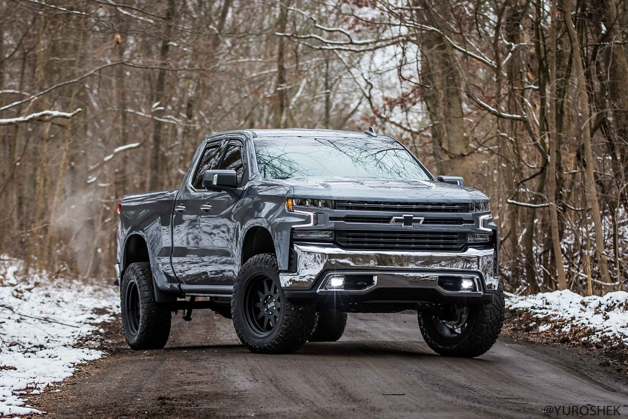 2019 Chevrolet Silverado - Black Rhino STADIUM - Black | Wheel Pros