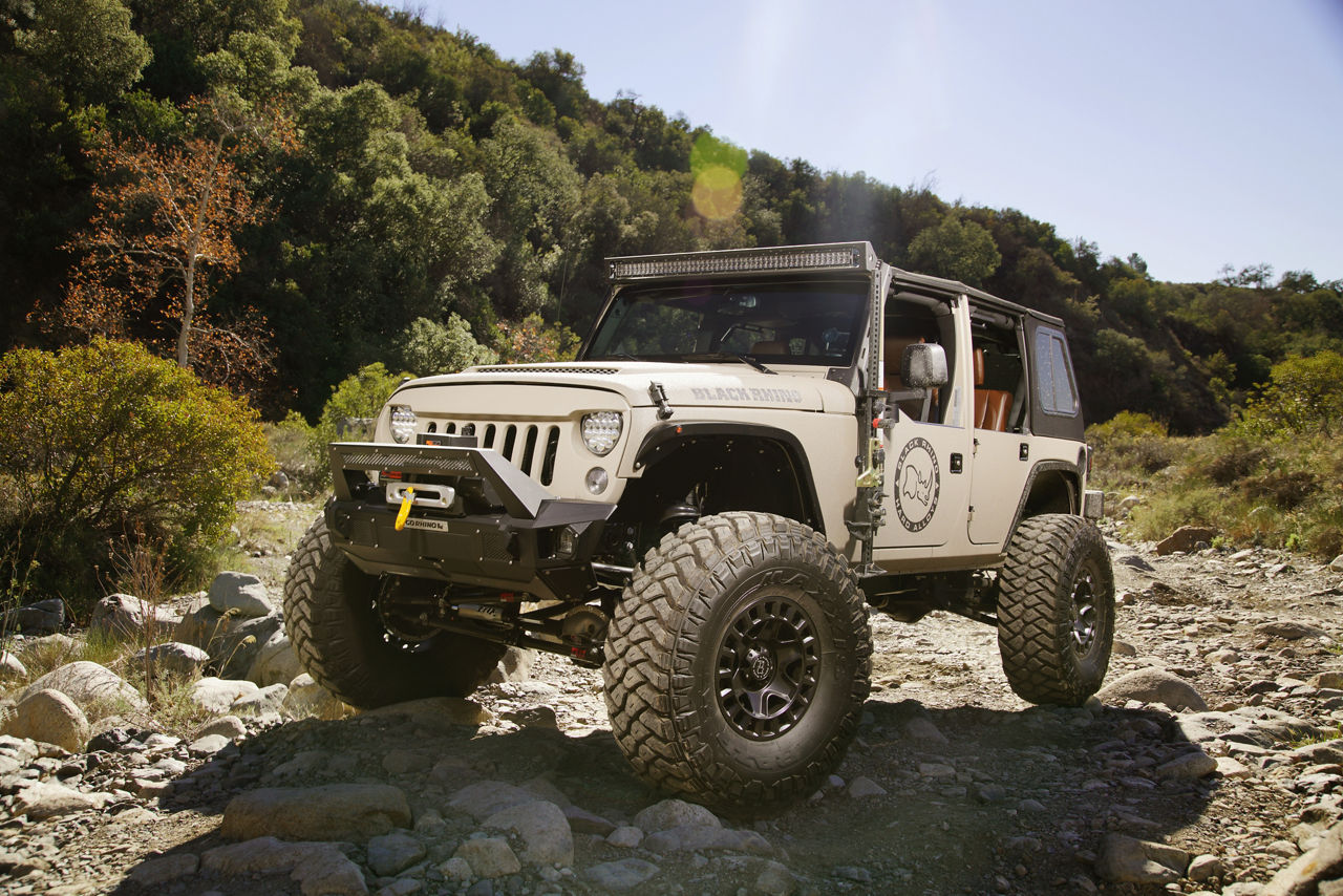 2014 Jeep Wrangler JKU - Black Rhino YORK - Black