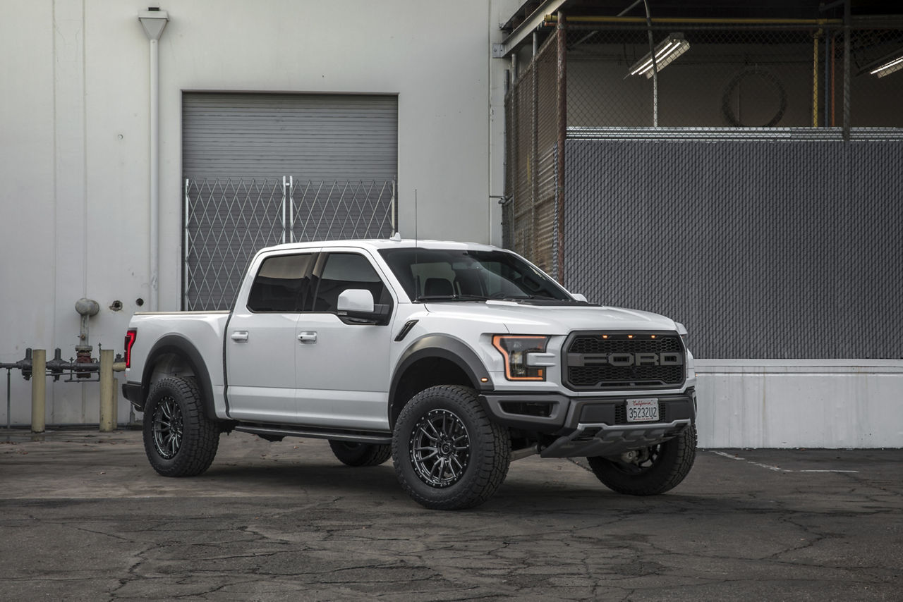 2018 Ford F150 Raptor - Fuel REBEL - Gun Metal | Wheel Pros