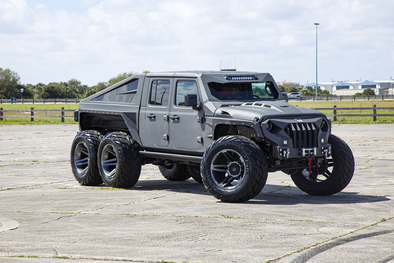 2020 Jeep Gladiator 6x6 - Fuel SFJ - Gray | Wheel Pros