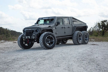 2020 Jeep Gladiator 6x6 - Fuel SFJ - Gray | Fuel Off-Road Wheels