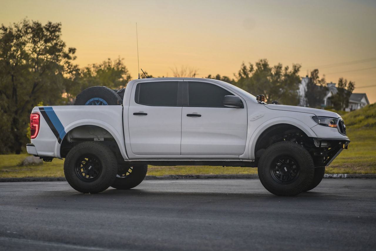 2020 Ford Ranger XLT - KMC MESA FORGED MONOBLOCK - Black | KMC Wheels