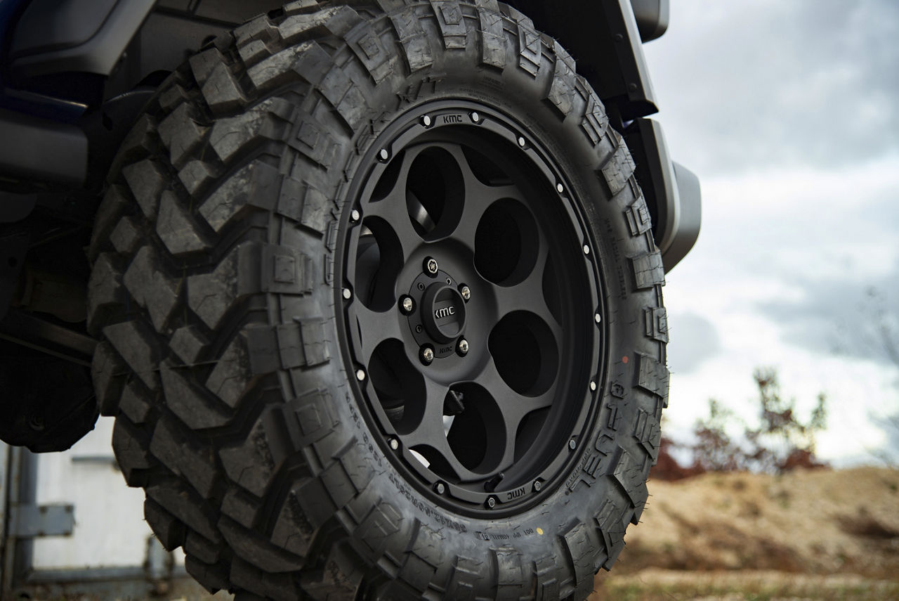 2020 Jeep Wrangler Rubicon - KMC DIRTY HARRY - Black | KMC Wheels