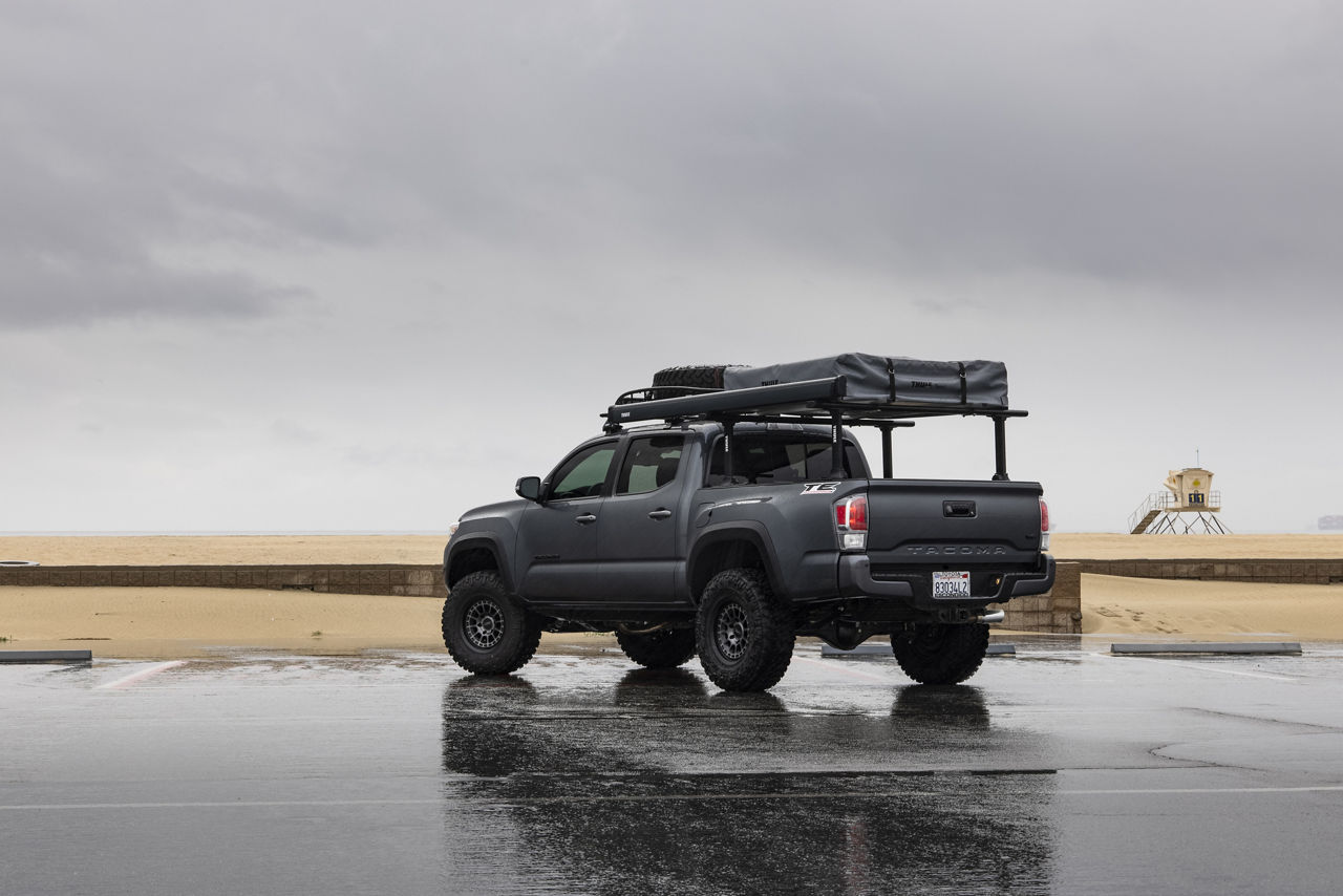 2017 Toyota Tacoma 4x4 Offroad - KMC CANYON - Black | KMC Wheels