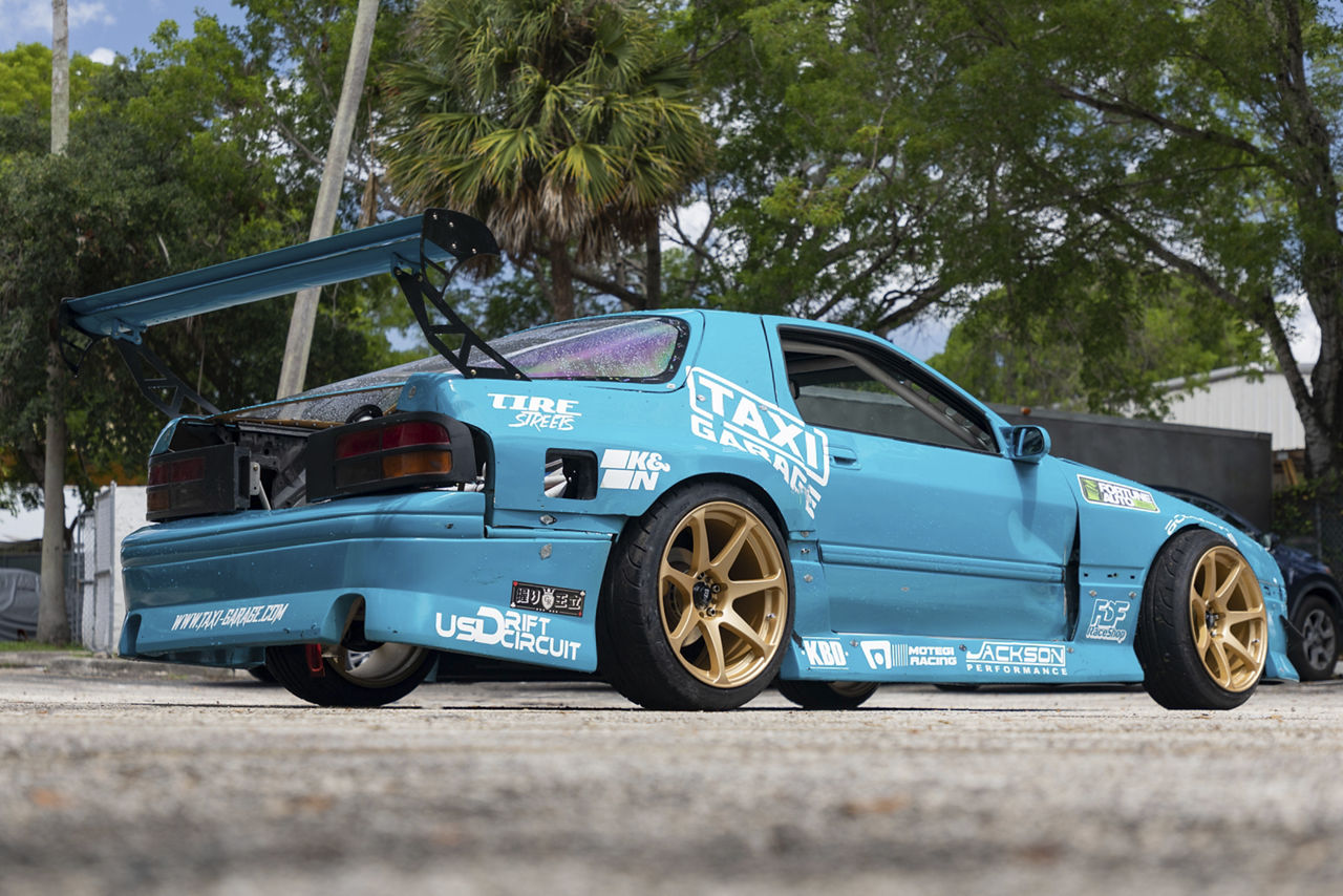 1990 Mazda RX7 - Motegi BATTLE - Gold | Motegi Wheels