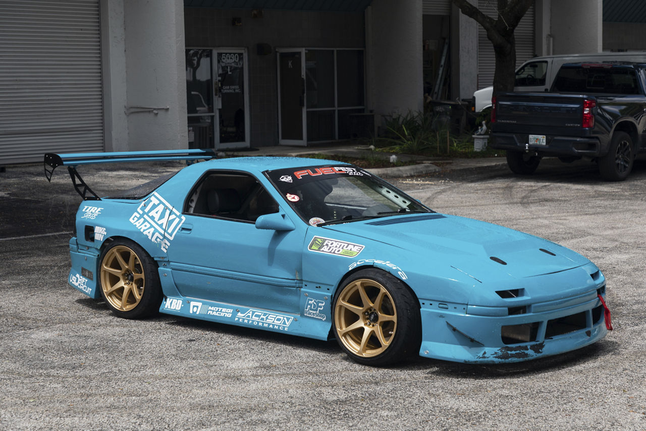 1990 Mazda RX7 - Motegi BATTLE - Gold | Motegi Wheels