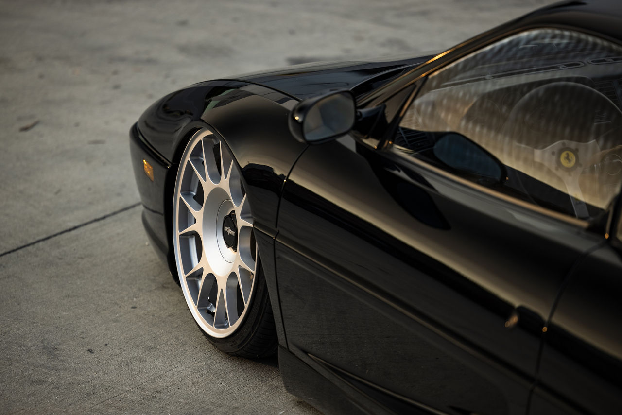 1995 Ferrari F355 - Rotiform TUF-R - Silver | Wheel Pros