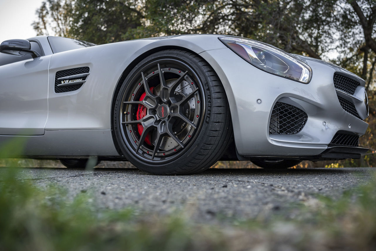 2016 Mercedes-Benz GT-S AMG - Rotiform ZMO - Gray | Wheel Pros, image size:2200x1500