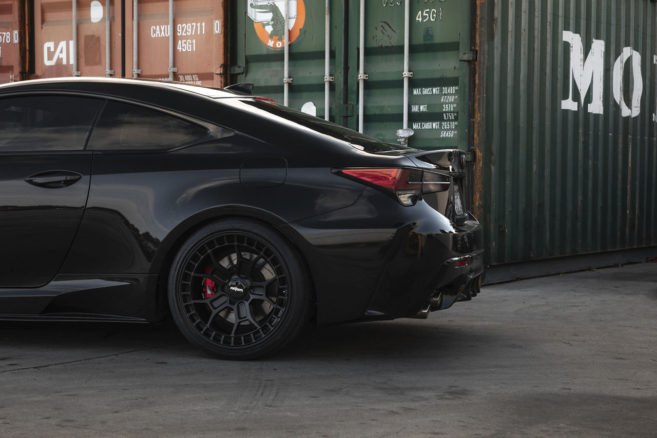 2020 Lexus RC-F - Rotiform ZMO-M - Black | Rotiform