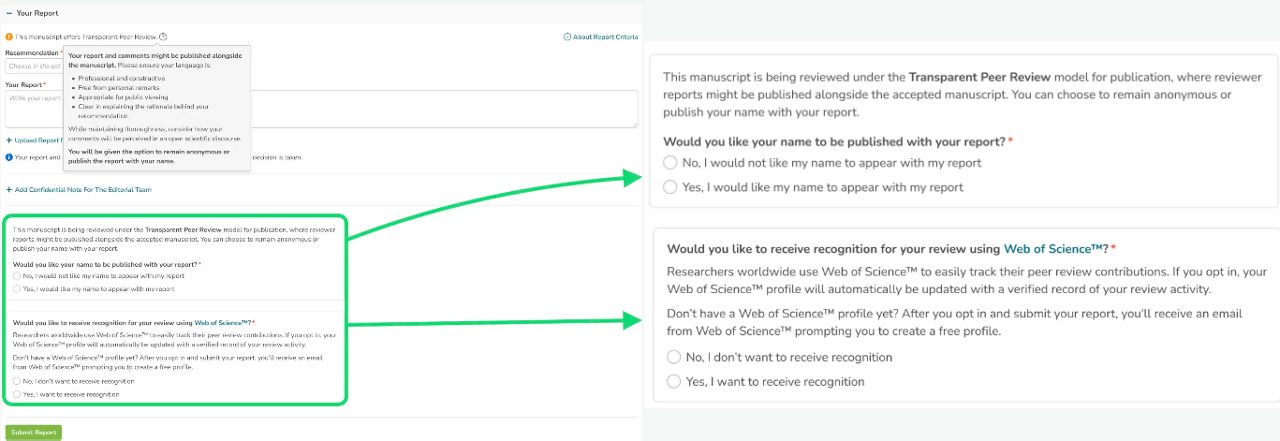 Transparent Peer Review on Research Exhange | Wiley