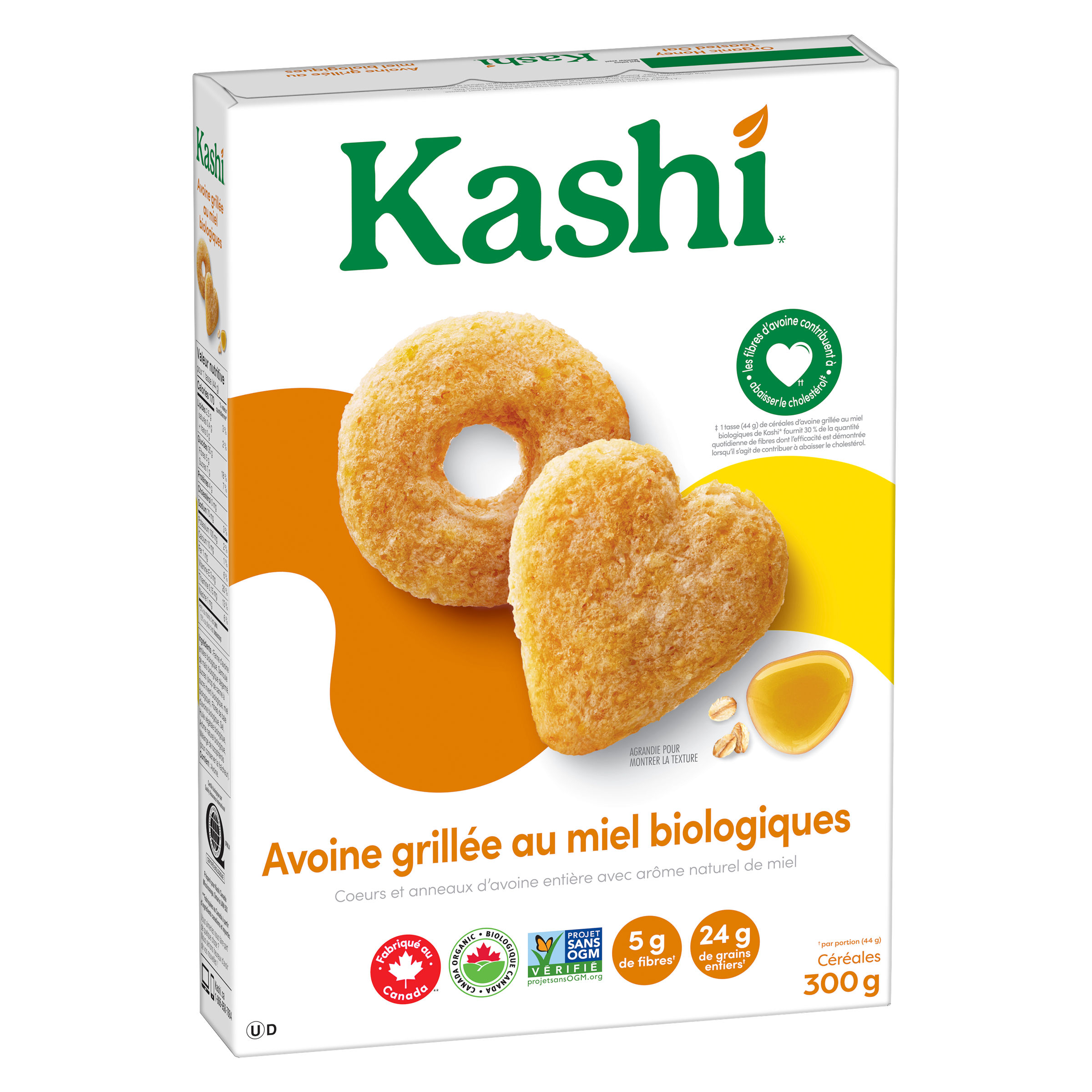 Kashi® Avoine grillée au miel biologiques
