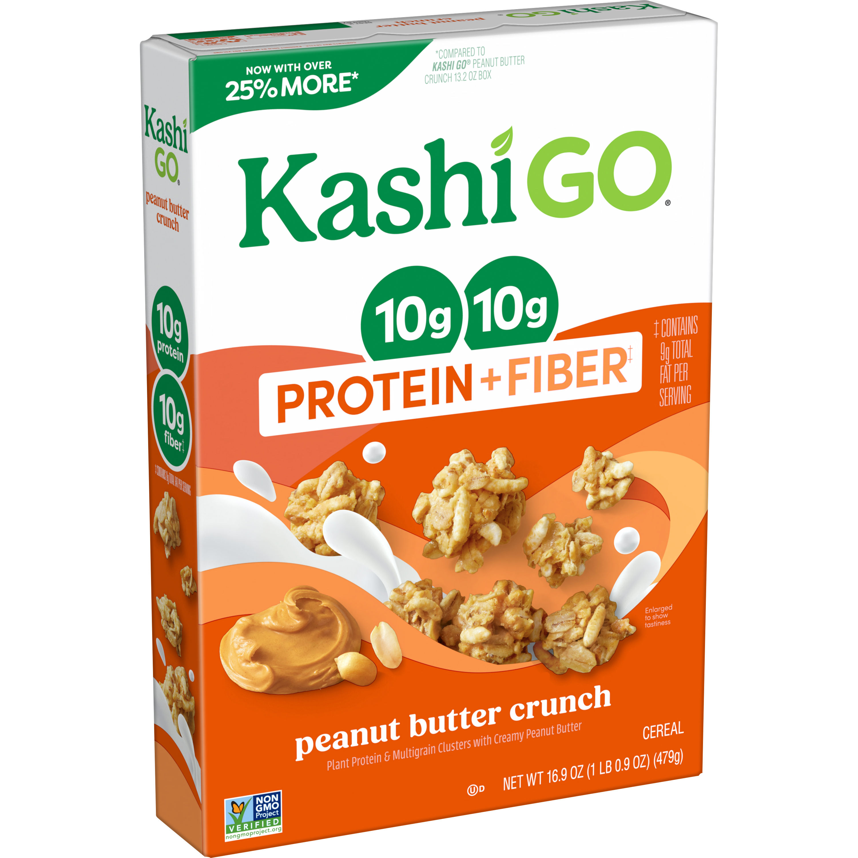 Kashi GO® Protein & Fiber Cereal Peanut Butter Crunch
