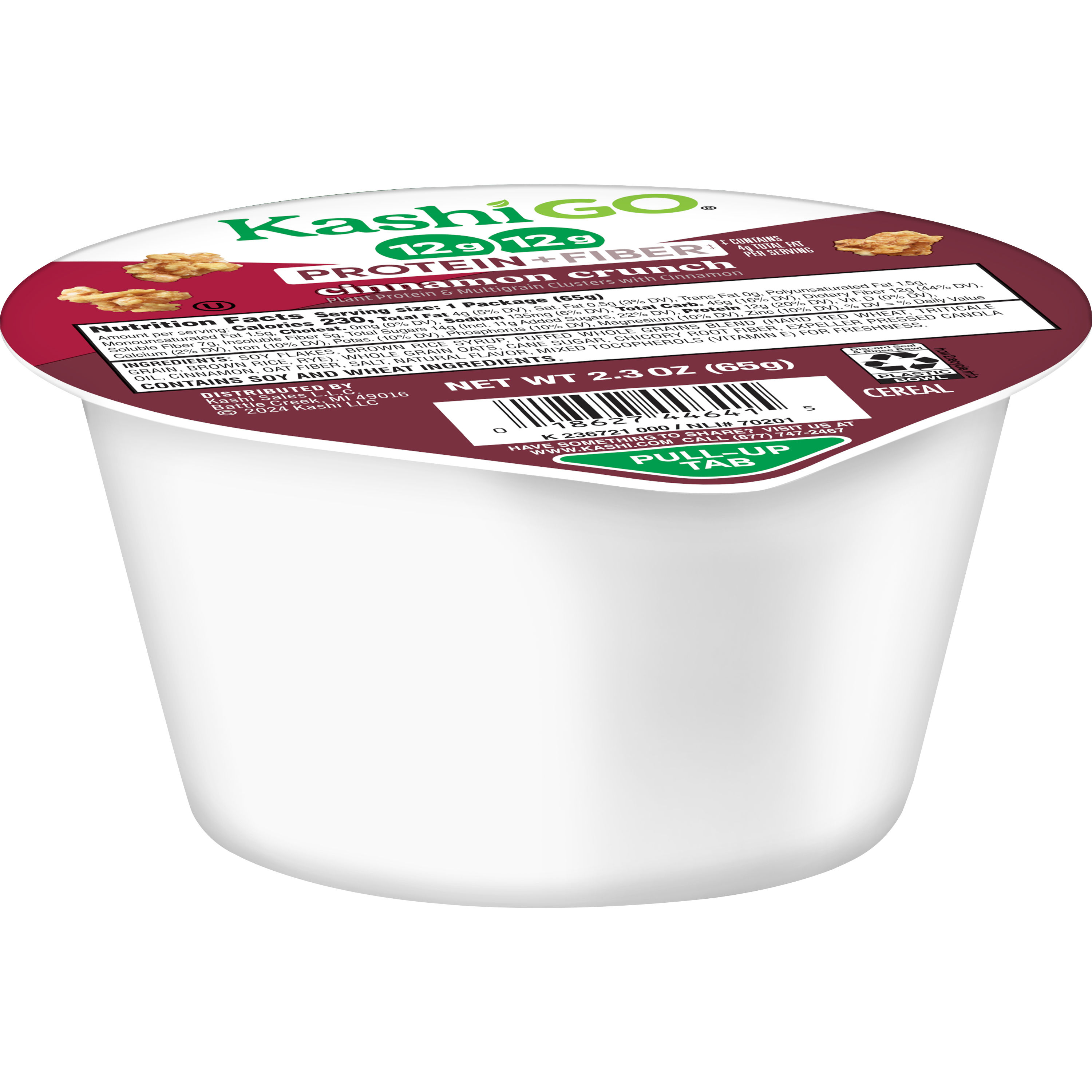 Kashi GO® Protein & Fiber Cereal Cinnamon Crunch