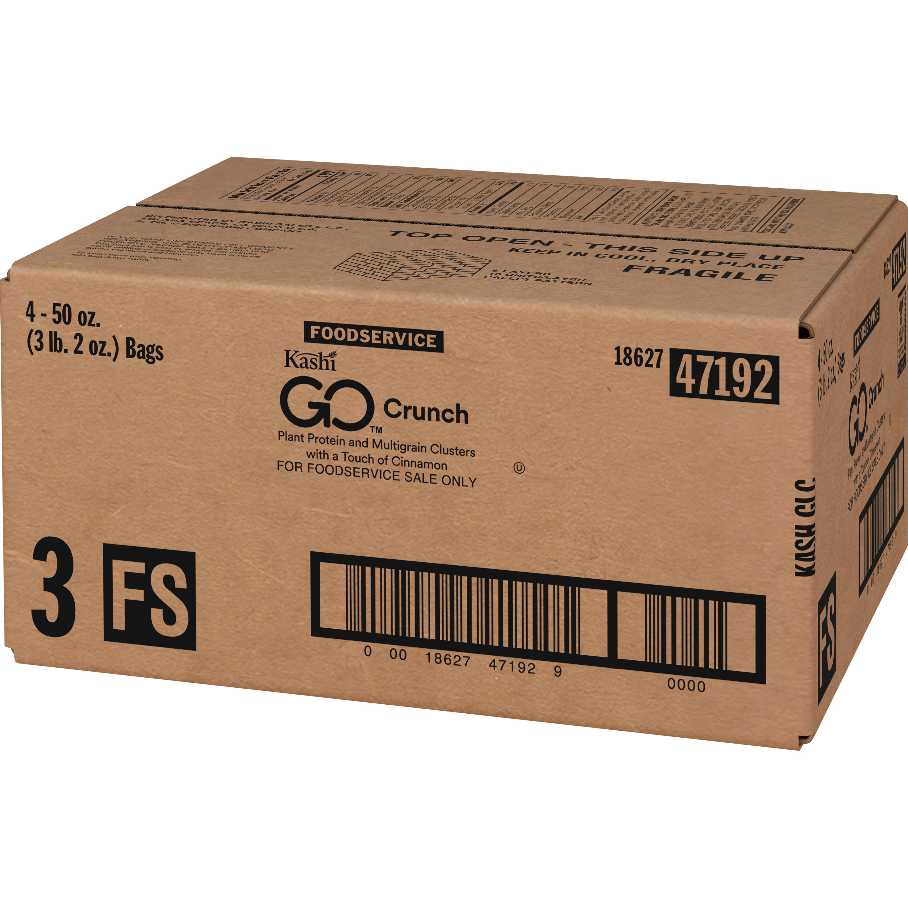 Kashi GO® Protein & Fiber Cereal Cinnamon Crunch