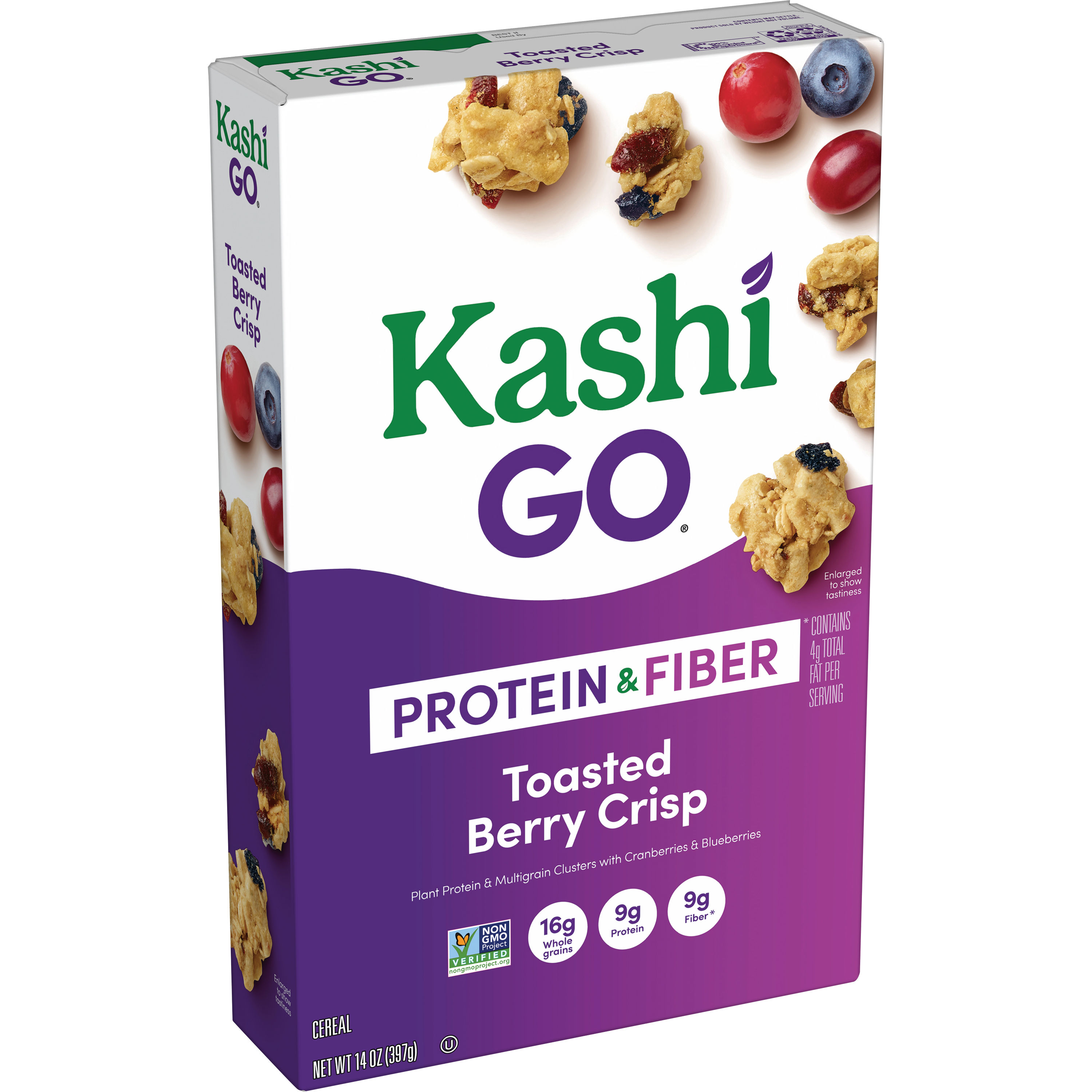 Kashi GO® Protein & Fiber Cereal Mixed Berry Crunch
