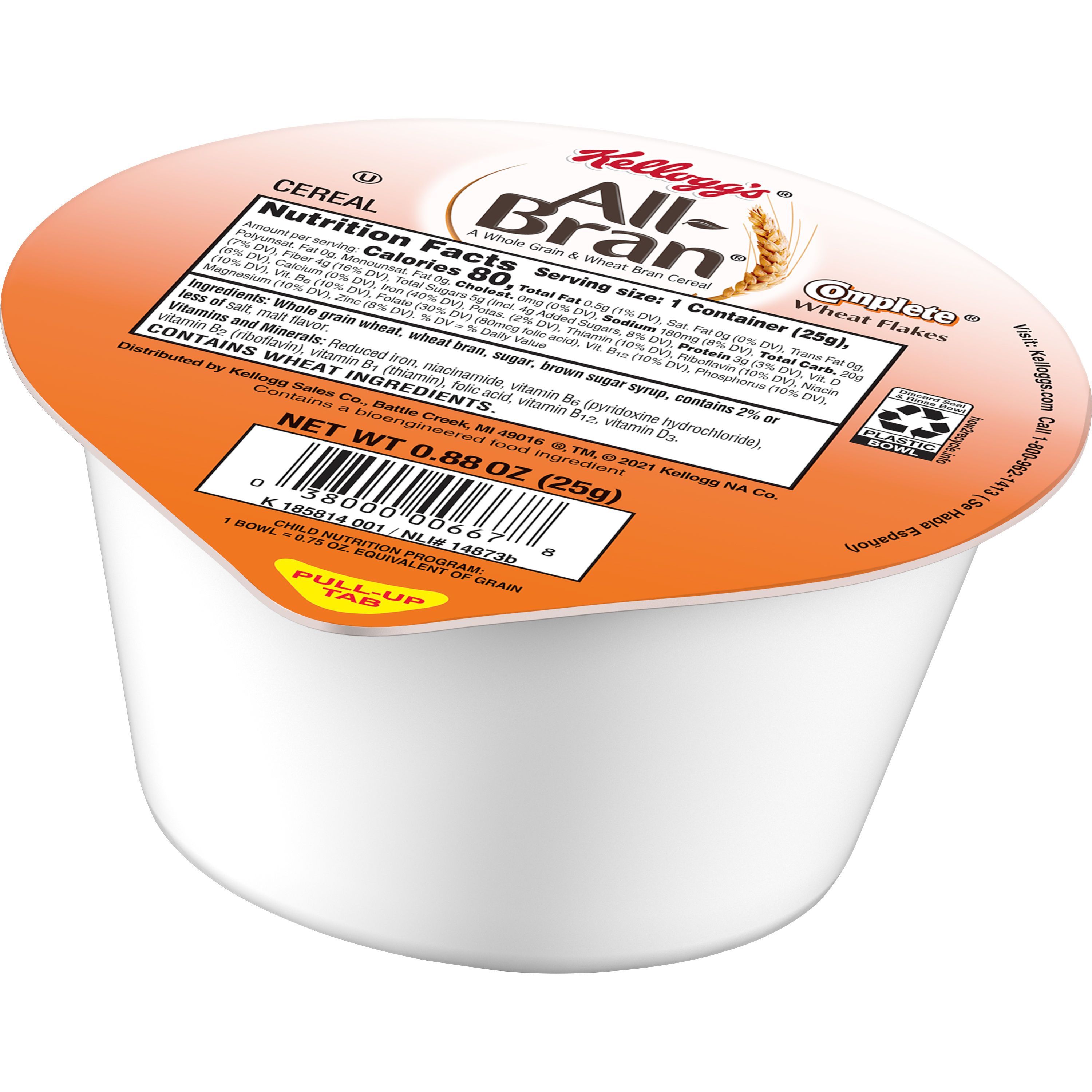 Kellogg's® All-Bran® Complete® Wheat Flakes Cereal