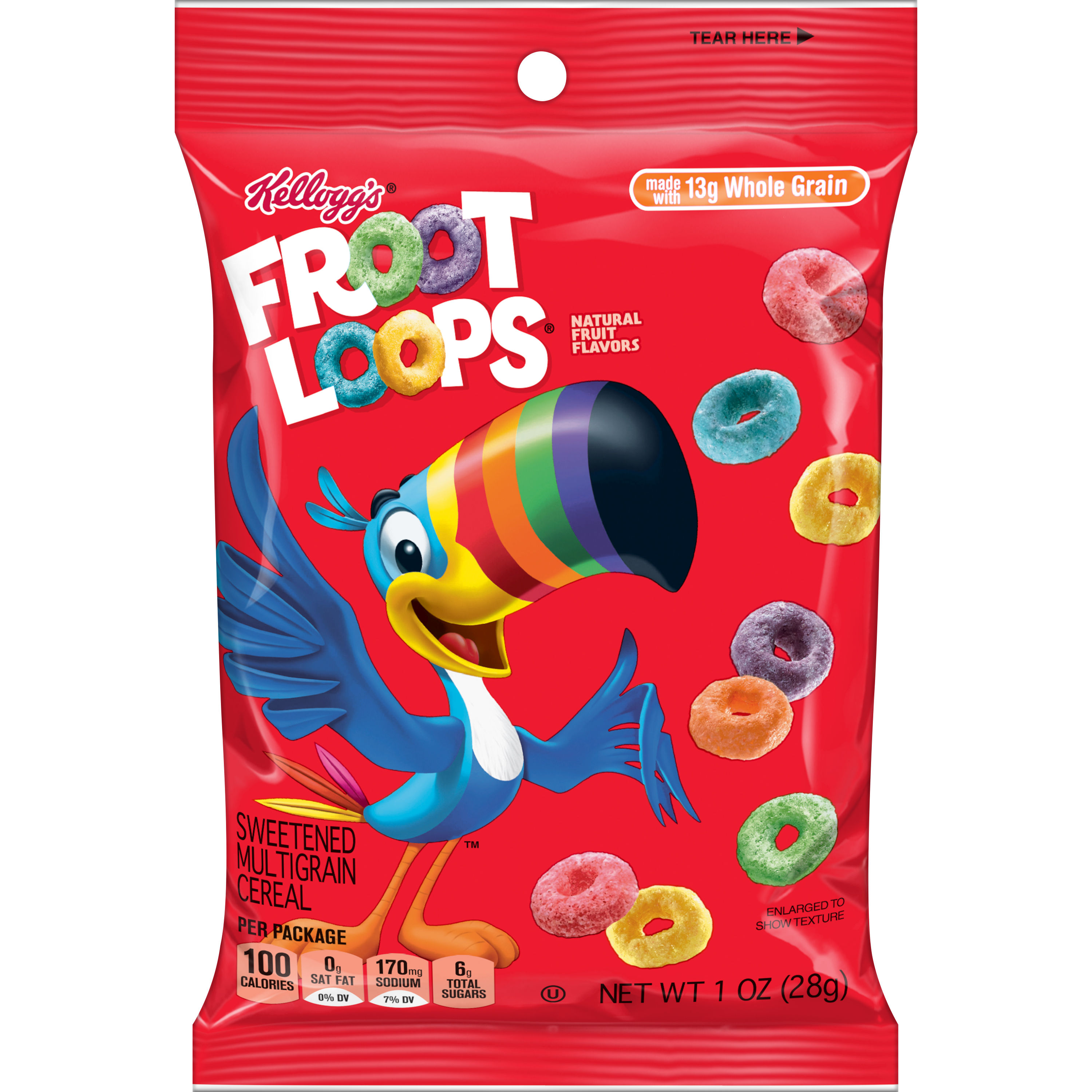 Kellogg's® Froot Loops® Cereal Reduced Sugar, image size:3000x3000