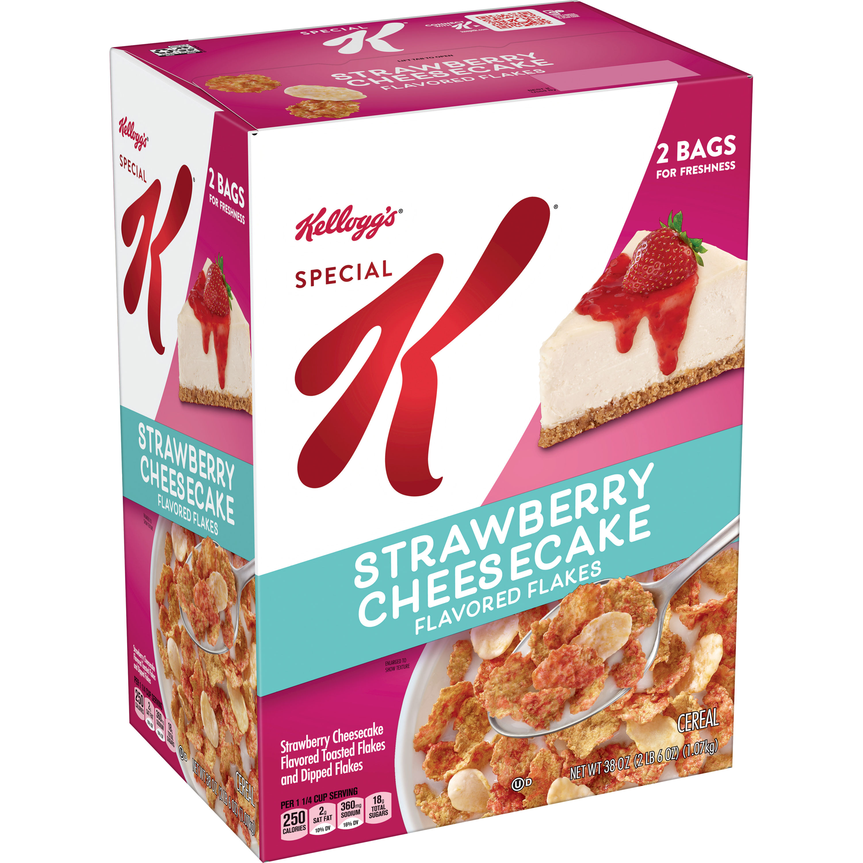 Kellogg’s® Special K® Strawberry Cheesecake Flavored Flakes Cereal