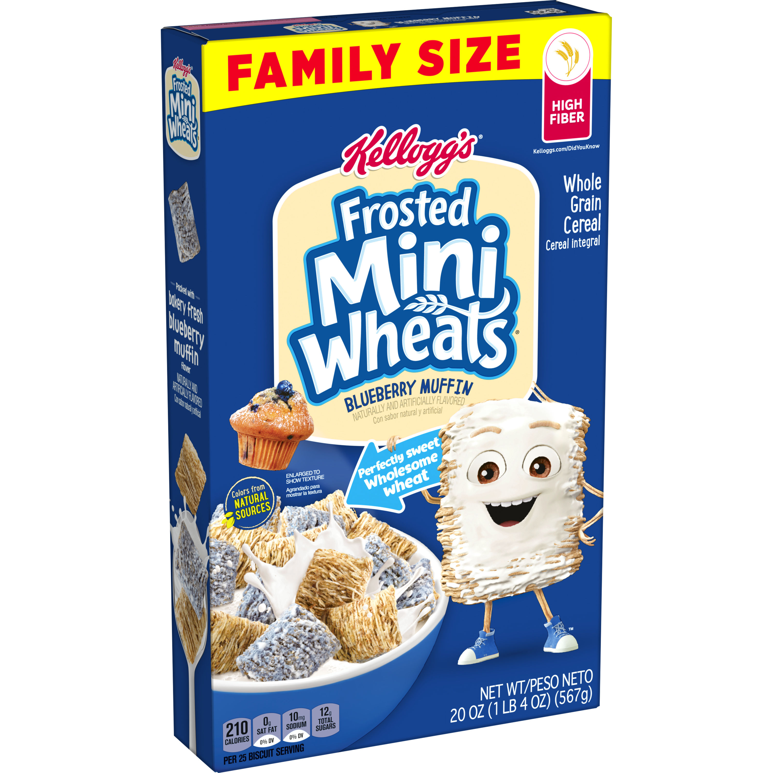 Kellogg's® Frosted Mini-Wheats® Blueberry Muffin cereal