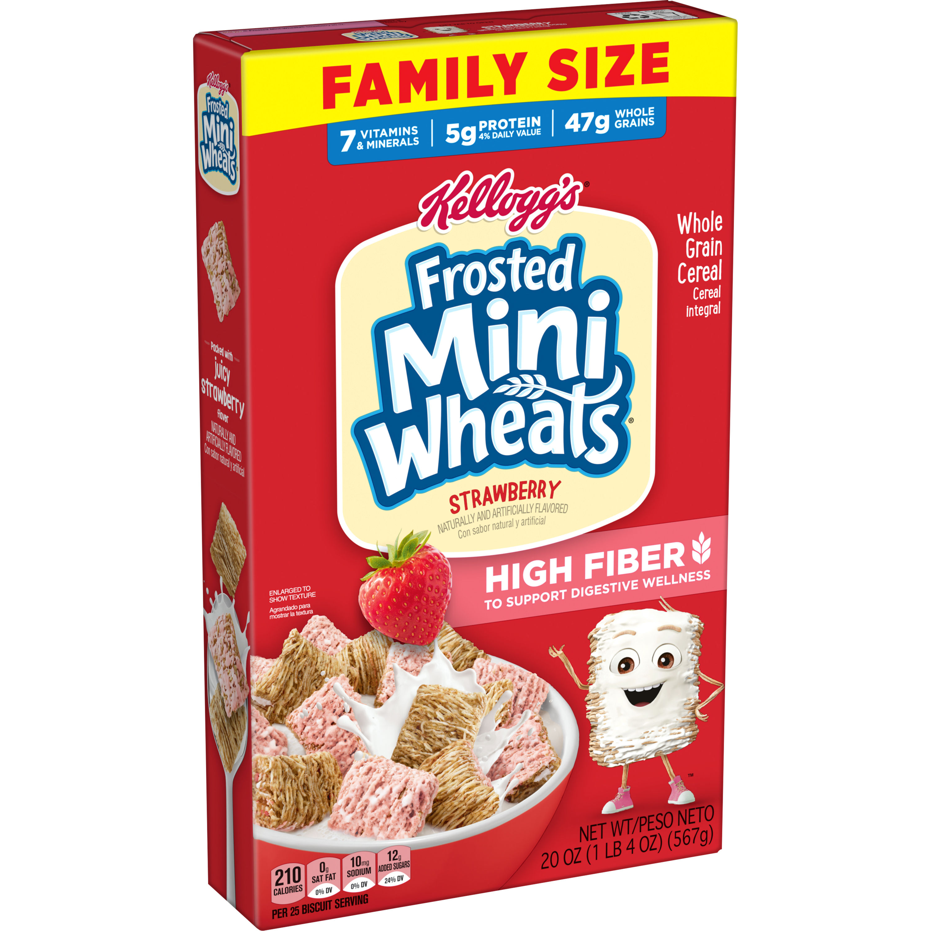 Kellogg's® Frosted Mini-Wheats® Strawberry cereal
